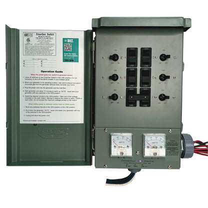 Connecticut Electric EmerGen Backup Power Manual Transfer Switch Kit - 30Amp 6-Circuit 7500 Watts (Transfer Switch Kit)