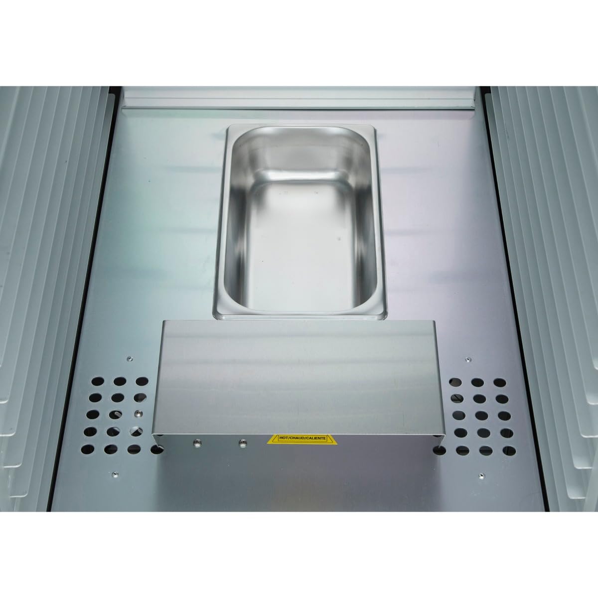 Empura Full-Size HPC Heated Holding/Proofing Cabinet | Heavy Duty Mobile Full Height Non-Insulated Food Warmer for Bakery Hotel | LED Thermometer, 25 Full-Size Pan Capacity, Aluminum, 1500W, 120V