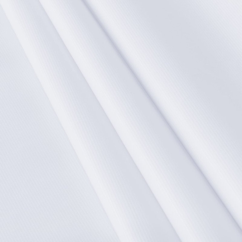 sancua 100% Waterproof Rectangle PVC Tablecloth - 54 x 140 Inch - Oil Proof Spill Proof Vinyl Table Cloth, Wipe Clean Table Cover for Dining Tables, Buffet Parties and Camping, White