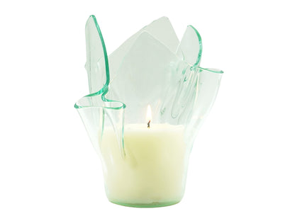 Spring Rain Vase Candle - Spring Rain - Blend of Lemon, Lily, Jasmine, and Ozone. (Clear Set)