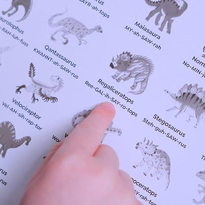 eeBoo: Dinosaur Bingo for Kids Ages 5+ Prehistoric Theme Learning Game That Teaches Dinosaur Names &amp Builds Vocabulary
