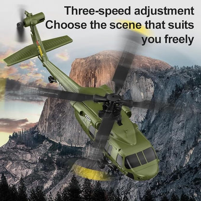 Hanll Black Hawk K200 6CH Simulation RC Helicopter with Brushless Motor Optical Flow &amp Altitude Hold One-Key Inverted Flight 2.4G Remote Control High Simulation Aerobatic Model (Grey/2 Battery