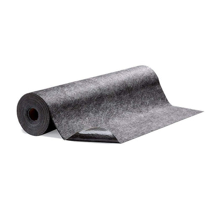 PIG Grippy Floor Mat | Industrial Entrance Mat with Adhesive Backing | 4' x 100' Mat Runner | Gray | GRP48200-GY