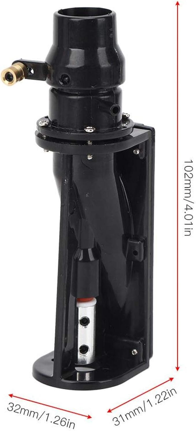 RC Boat Thruster Jet Pump Set Waterproof Low Noise Module 6 12V (Black)