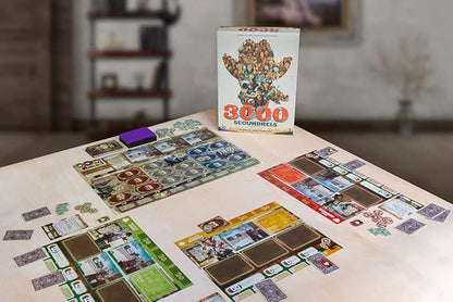 Unexpected Games 3000 Scoundrels Board Game - Wild West Strategy Game for 2-4 Players Ages 12+