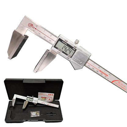 Digital Calipers with Large Measuring Faces for Wire Rope, Electronic Caliper Measuring Tool, Stainless Steel, Measuring Range 0-150mm/6 Inch, Resolution: 0.01mm (6 Inch)