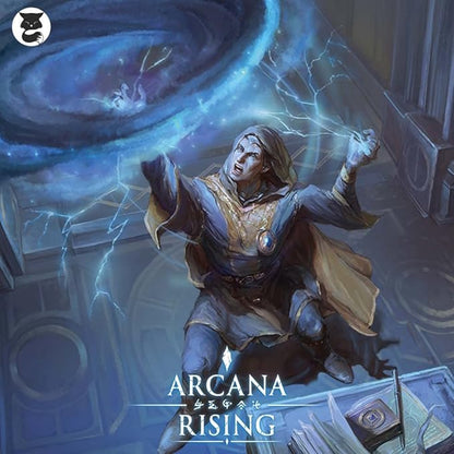 Grey Fox Games Arcana Rising Board Game | Wizardry themed Card Game | 1-6 Players | 20-60 Minutes