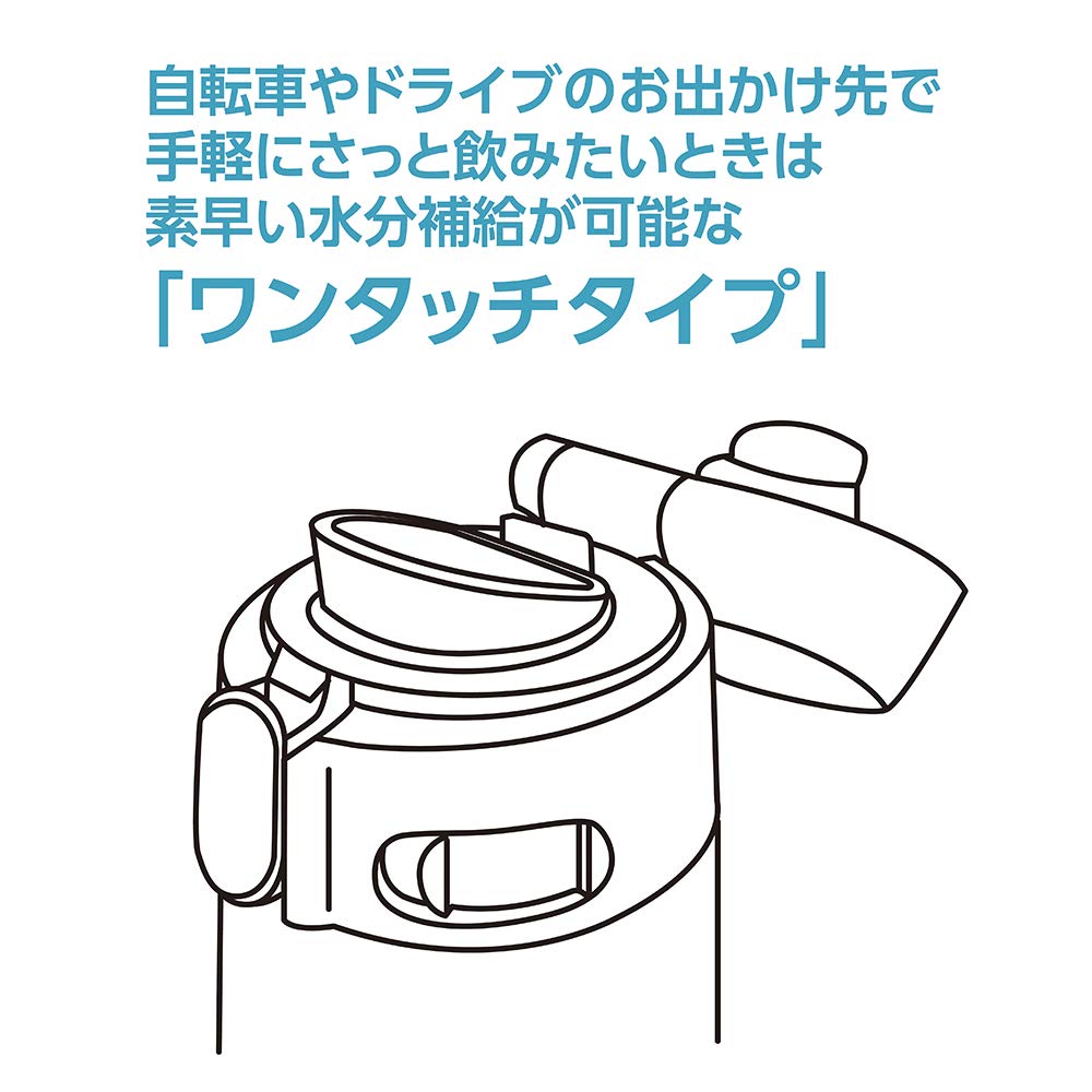 Zojirushi SM-TAE48AZ Stainless Vacuum Mug, 16 oz, Ichimatsu Blue