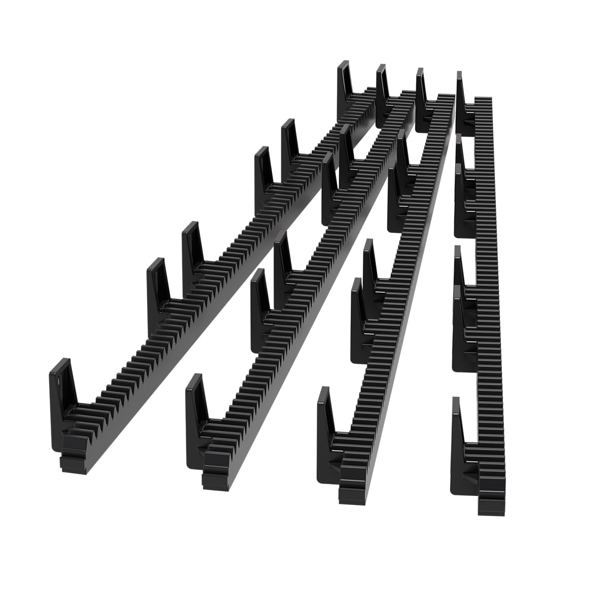 TOPENS RNH4 4pc Heavy Duty Gear Rack Including Mounting Hardward for 13 Feet Slide Door Operators Sliding Gate Openers