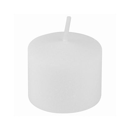 D'light Online Long 10 Hour Burn Time Unscented White Votive Candles - Small Candles for Birthdays, Home Decoration, Restaurants, Synagogues, Churches and Weddings (White, 10 Hour - Set of 288)
