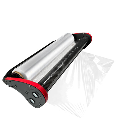 Ergonomic Stretch Film Dispenser - Reduces Operator Fatigue, Shrink wrap Handle for Warehousing, Logistics, Pallets, Commercial, and Home Use (18-in Dispenser for 18-in Stretch Film)