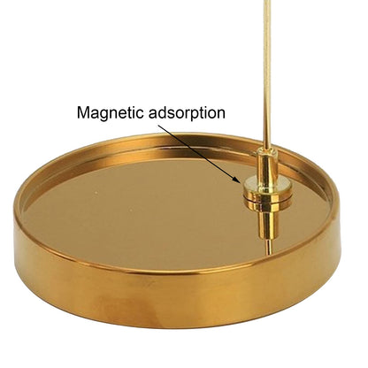 PhantomSky Rotating Candle Carousel Metal Tea Light Candle Spinner Holder, Candlestick Holders for Wedding Birthday Valentine's Day Christmas Party Decoration Home Decor Gifts - Golden Fairy