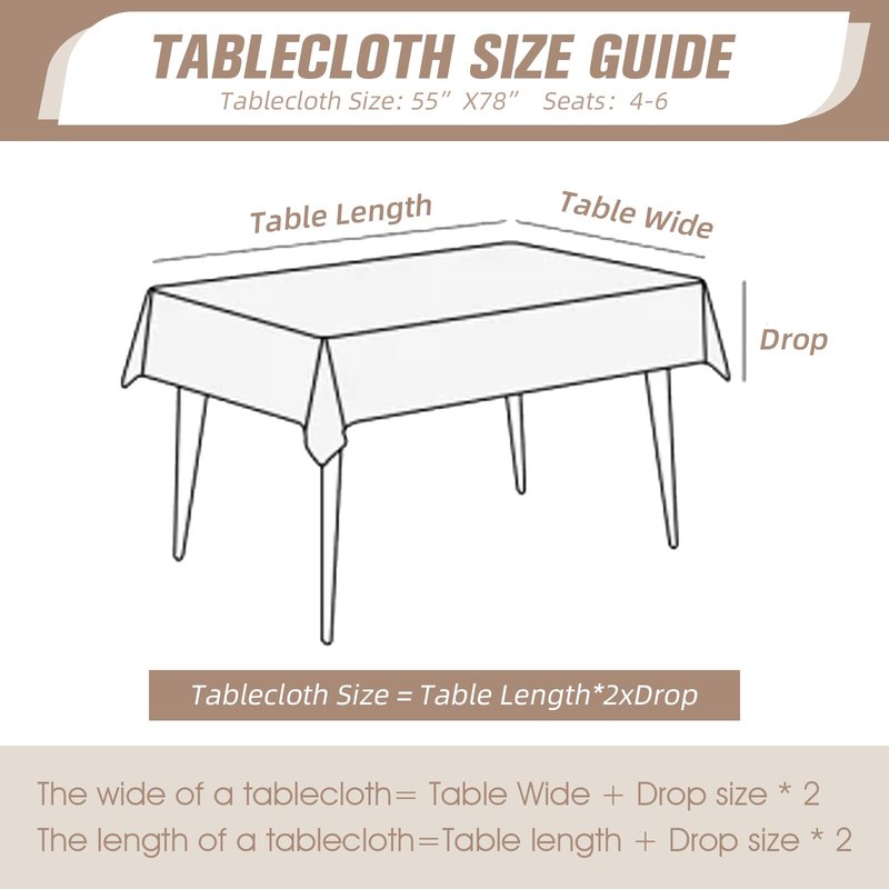 FAVE Gold Tablecloth Waterproof PVC Table Cover Wipeable Easy Clean for Kitchen Dining Table, Golden Rose Pattern 55x78 Inches for Wedding Banquet Birthday Party Restaurant Decors