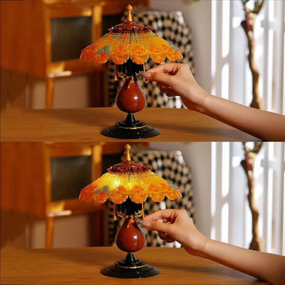 Retro Table Lamp Toy Building Set Home Décor Accessory for Adults Building Blocks Set for Couples Ideas Gift for Mother's Day Decoration 804 Pieces (Mini Building Blocks)