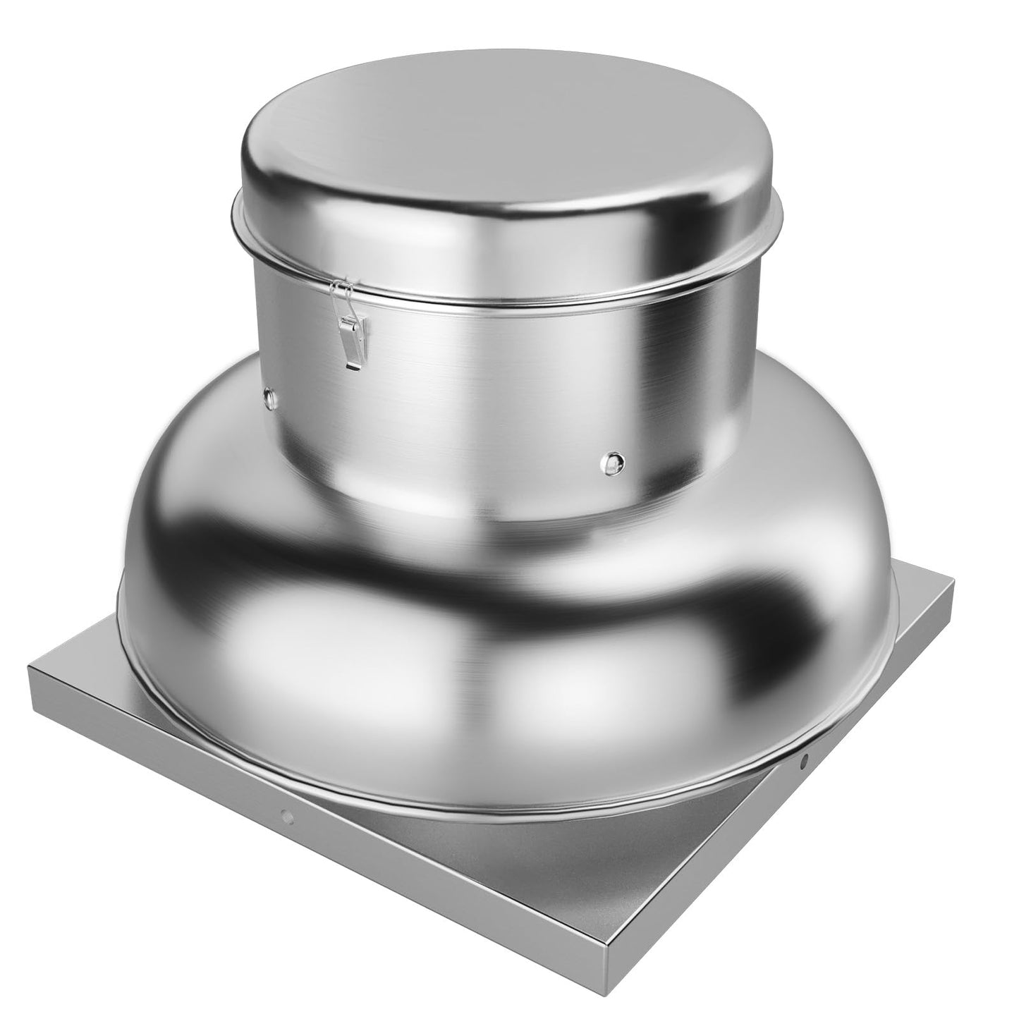 ExploreHorizon 1400CFM Upblast Roof Exhaust Fan,High-Speed Direct Drive, Upgraded Motor, 24.05" Fan Base for Restaurants, Factories, and Warehouses, Silent Operation & Weather-Resistant Design