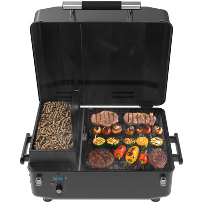 Z GRILLS 2026 200A Pellet Grill & Smoker - 202 sq.in Compact Wood Pellet BBQ with PID 3.0 Precision Control, Auto Feed System, Portable Small-Space Grill for Camping & Backyard Cooking