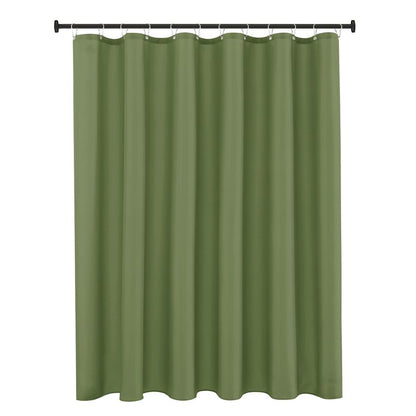 Biscaynebay Hotel Quality Fabric Shower Curtain Liners 72 Inch by 72 Inch, Sage Water Resistant Bathroom Curtains Rust Resistant Grommets & Weighted Bottom Hem Machine Washable
