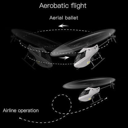 GoolRC C129 V2 RC Helicopter 4 Channel Remote Control Helicopter with 6-Axis Gyro 2.4GHz RC Aircraft with 3D Flips Altitude Hold One Key Take Off/Landing and 2 Batteries for Adults and Beginners