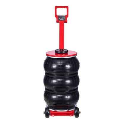 VEVOR Air Jack, 5 Ton/11023 lbs Triple Bag Air Jack, Airbag with Six Steel Pipes, Lift Up to 18.3 inch/464 mm, 4-10 s Fast Lifting Pneumatic with Adjustable Long Handle for Cars, SUVs, Pickup Trucks