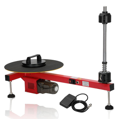 110V Electric Stretch Film Wrapping Machine,Wrap-Around Stretch Film Wrapping Machine with U.S. Plug，Heavy Duty Film Wrapper Machine for Films Less Than 27.5" Wide