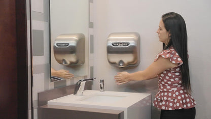 XLERATOR XL-SB Automatic High Speed Hand Dryer with Brushed Stainless Steel Cover, 12.5 A, 110/120 V