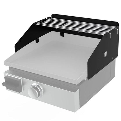 17 Inch Griddle Wind Guard/Wind Screen and Grill Warming Rack for Blackstone 17 Inch Griddle, BBQ Accessories Kit for Blackstone