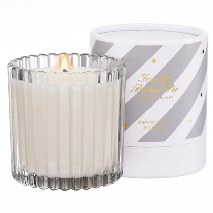 M&SENSE Fresh Baked Pie Soy Candles for Home Scented, Non Toxic Candles, 9.2oz Natural Organic Clean Burning Up to 60 Hours, Christmas Kitchen Decor Gifts for Women