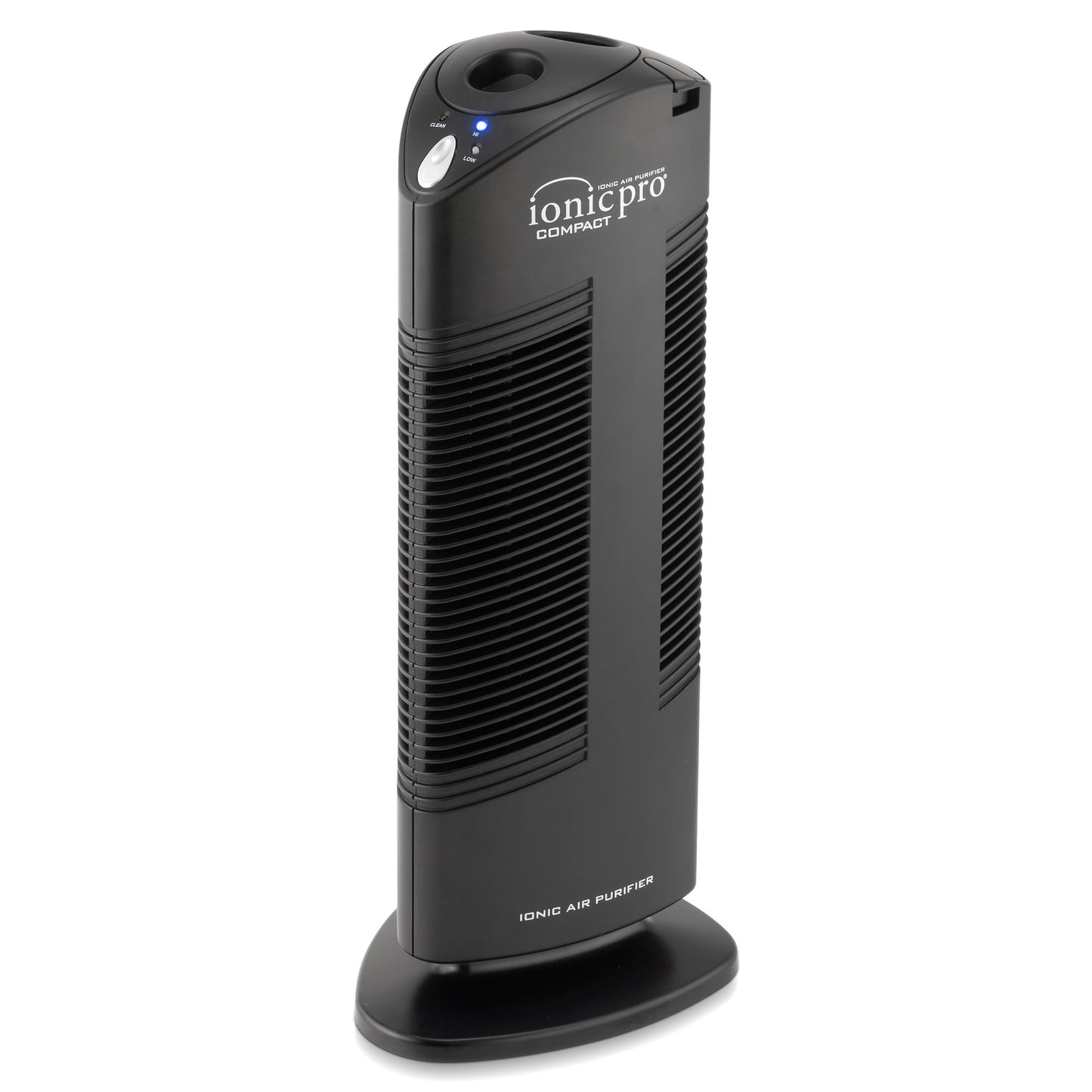 Ionic Pro Compact Air Purifier Tower, Never Replace Filters, Quiet Negative Ion Technology, Captures Pollutants, Pet Dander, Dust, Odor, Smoke, and More, CA200, Cleans Rooms Up to 300 sq. ft