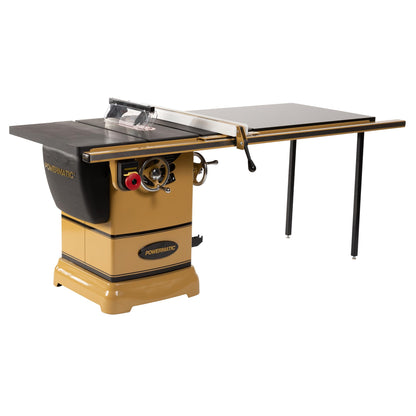 Powermatic ArmorGlide 10-Inch Table Saw, 52-Inch Rip, Extension Table, 1-3/4 HP, 115/230V 1Ph (Model PM1000T)