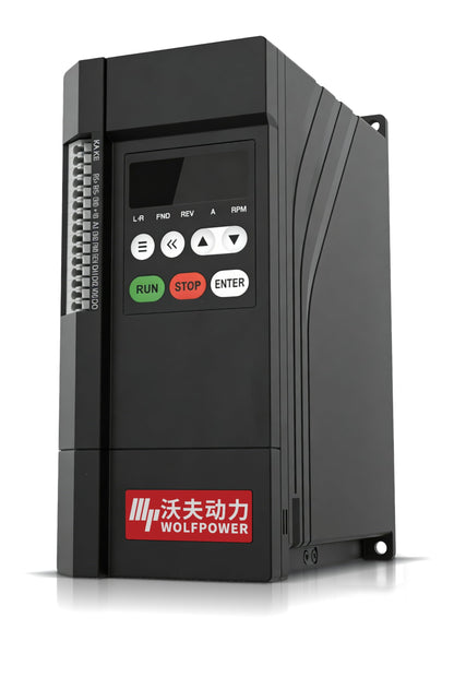 Wolvneo 1.5kW/2hp VFD, 220V Single Phase Input to 220V 3 Phase Output Variable Frequency Drive, 0–500Hz Motor Speed Controller for CNC Spindle, Pump, Fan