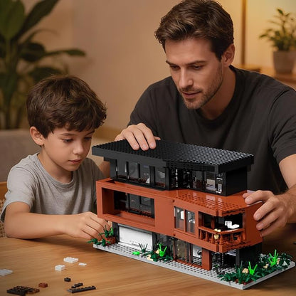 Romance Films Fans Architecture BlocksHouse Building Set House Present for Adult Halloween Christmas Valentine (979Pcs Mini Bricks)