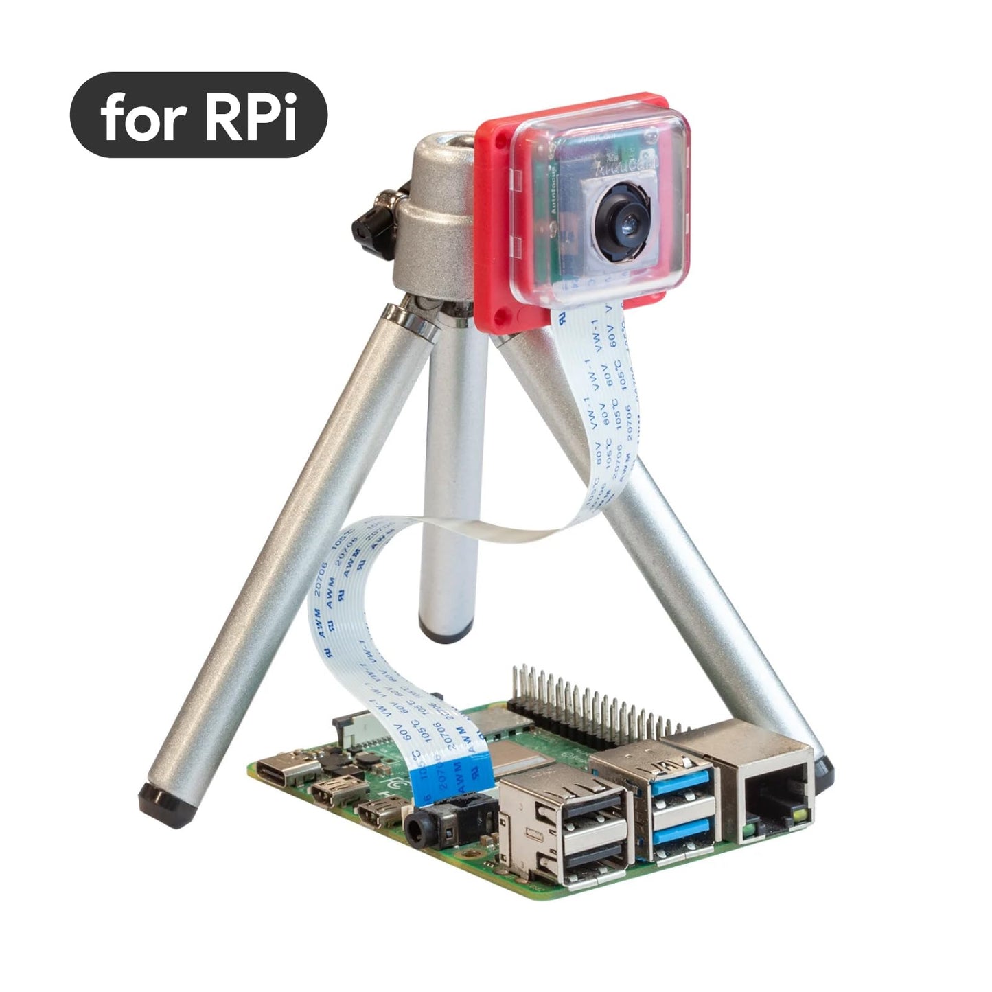 Arducam OwlSight for Raspberry Pi Camera, 1/1.32" 64MP Pi Camera for Pi5, Pi4B, 3/3B+, and so on, High Resolution Auto Focus Camera Module, Support Libcamera Natively, with ABS Case