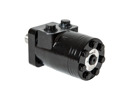 Buyers Products CM004P Hydraulic Motor, 4 Bolt Mount Type, 0.25 Inch Shaft Keyway, 1 Inch Round Shaft, 1/2 Inch NPT, 3.1 CIR Displacement