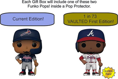 Baseball Collector's Mystery Gift Box: Ronald Acuna Jr Edition│ONE PSA Graded Baseball Card &amp ONE Authentic Funko Pop │Ideal Gift for Collectors &amp Baseball Fans