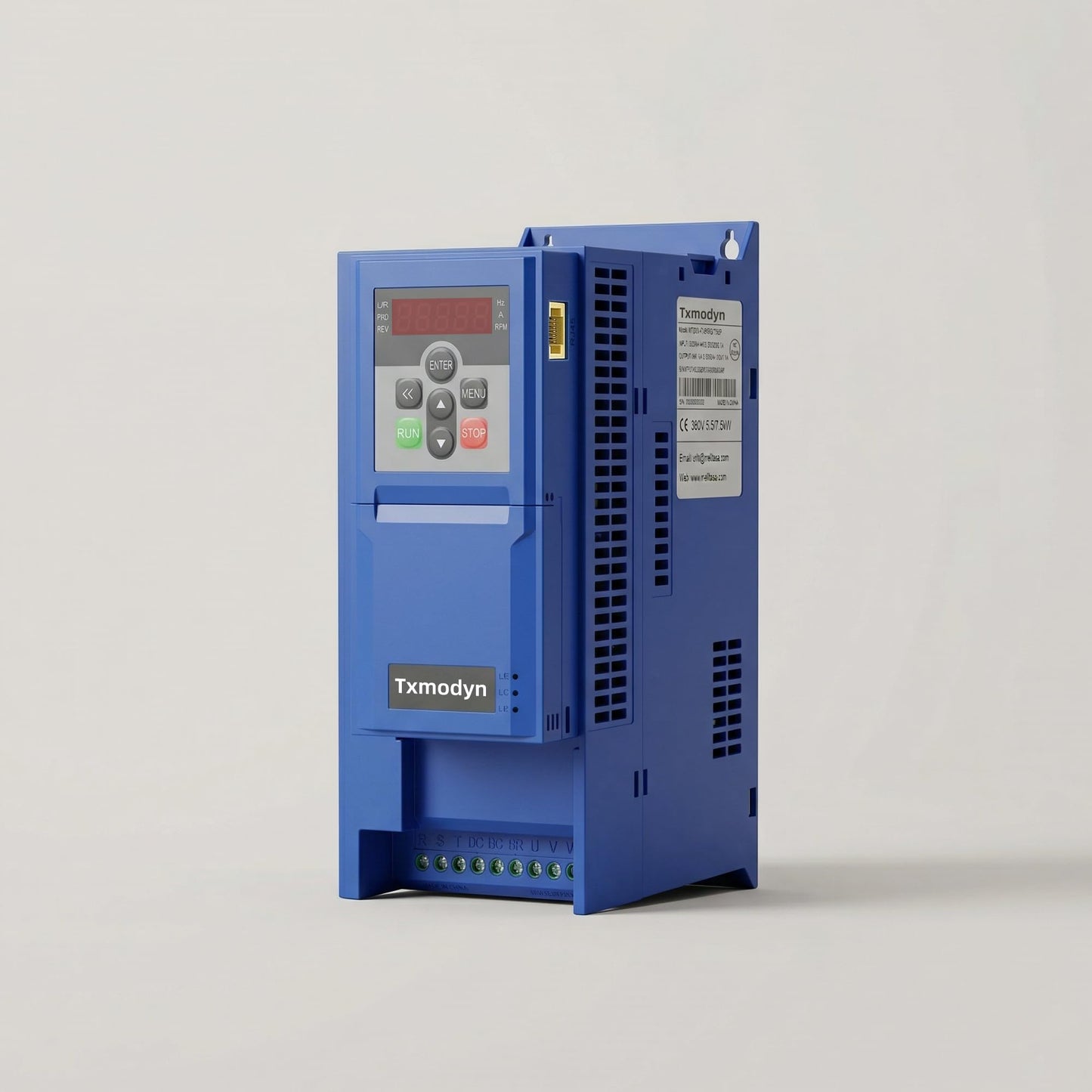 Txmodyn 10HP 480V 3 Phase VFD, 7.5KW 440V-480V 3 Phase Input & Output Variable Frequency Drive for 3-Phase AC Motor Speed Control