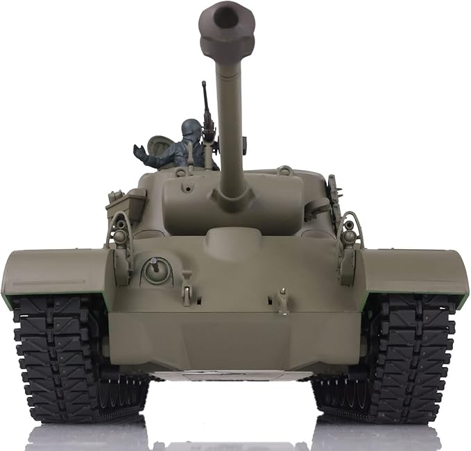 TOUCAN RC HOBBY US in Stock 2.4Ghz Henglong 1/16 Scale 7.0 Plastic Ver M26 Pershing RTR RC Tank Model 3838 BB Airsoft That Shooting BB Bullets