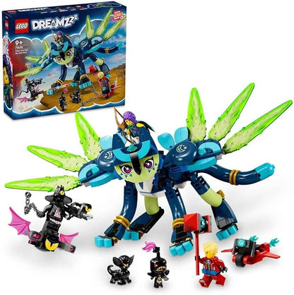 LEGO 71476 DREAMZzz Zoey und die Katzeneule Zian Katzenpfau 3 Minifiguren