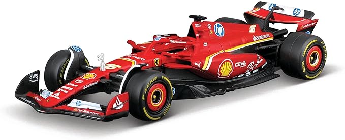 Maisto Tech R/C 1:41 2024 DC Ferrari SF-24 Car w/Track Leclerc #16