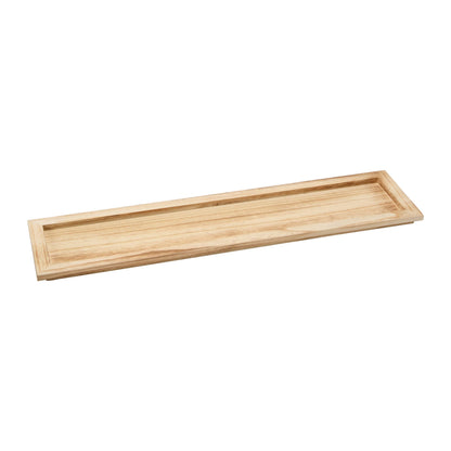 Creative Co-Op Round Glass Votive Holders on Wood Tray, Yellows & Greens, Set of 9