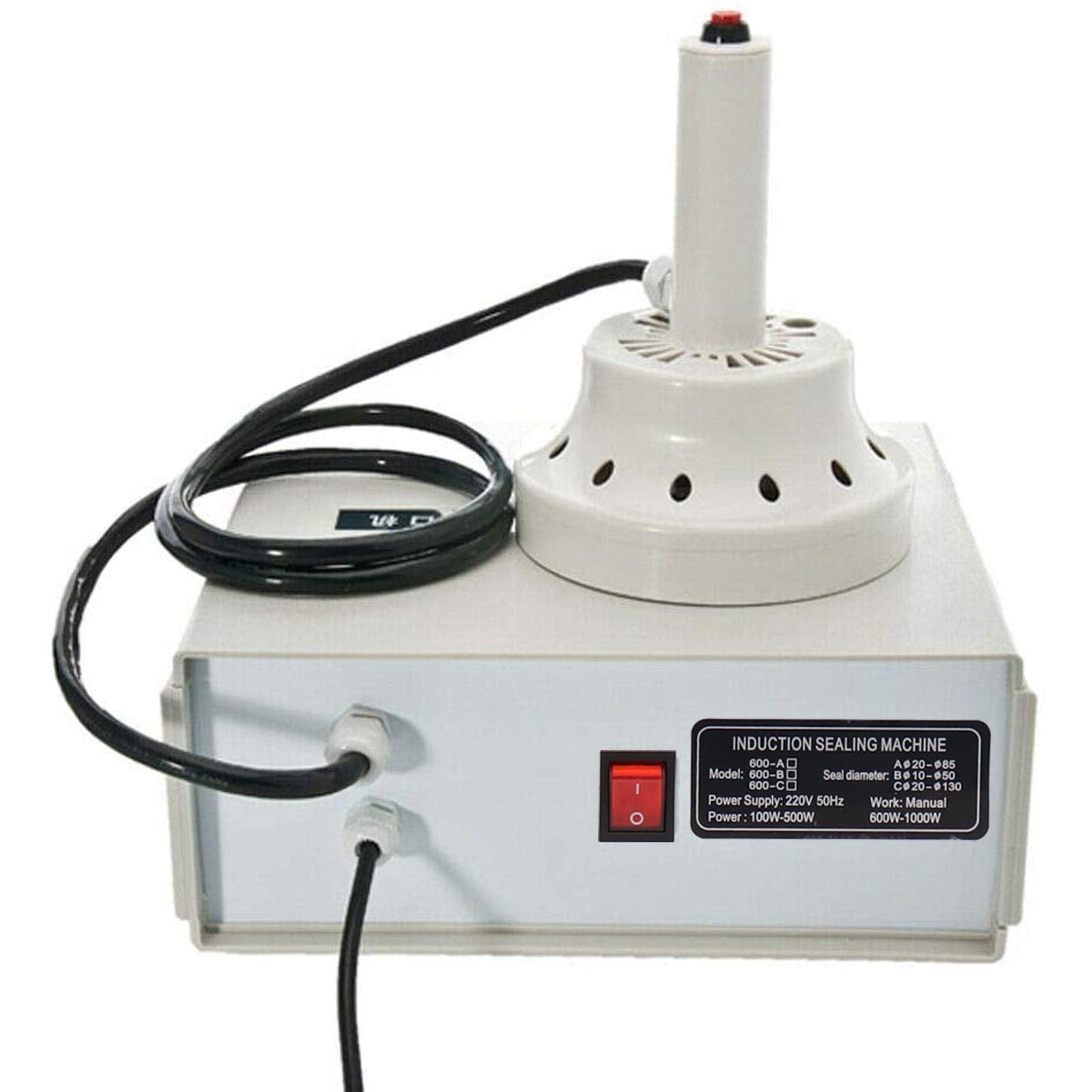 Portable Handheld Induction Sealer 20mm-130mm 110V Induction Sealing Machine White Bottle Cap Sealing Machine