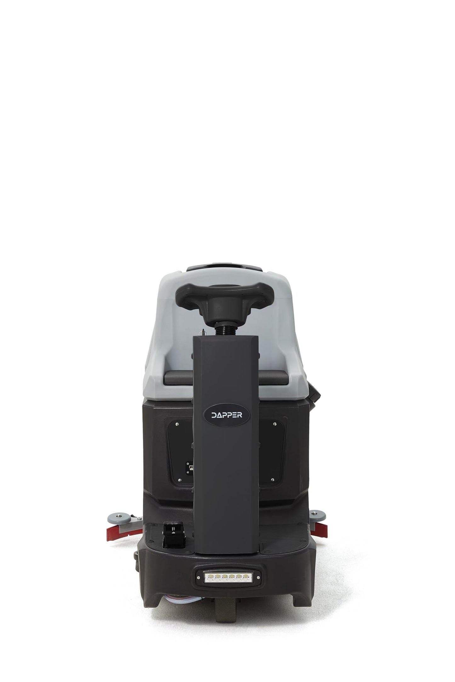Battery Powered Ride-On Commercial Floor Scrubber Machine, 22" Brush, 31.5" Squeegee Width, 19 gal Solution Tank, 20 gal Recovery Tank, 5 hr Use 7 hr Charge, 200 RPM, 48,400 Sqft/H, Batteries Included
