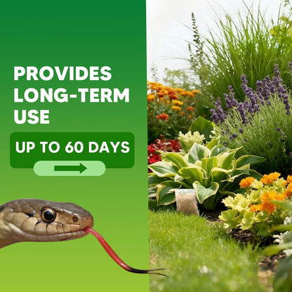 Skiennix Snake Repellent - Effective Outdoor Deterrent for Yard & Garden | Covers 120 Sq Ft, Lasts 60 Days, 8 Packs