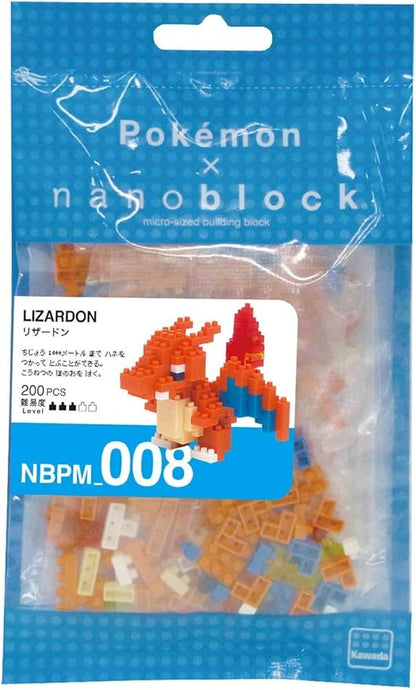 Nanoblock - 2 Sets Bundle - Charizard (Lizardon in Japan) and Gengar - Adjustable Pokemon Characters (Japan Import)