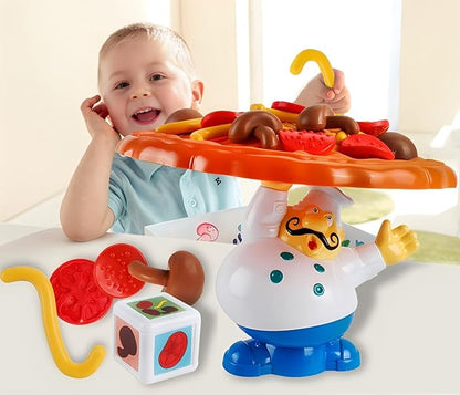 Topple Pizza GameTabletop Balancing Pizza Toy Poppa's Pizza Pile-Up for 2-4 PlayersFun for Family &amp Friends