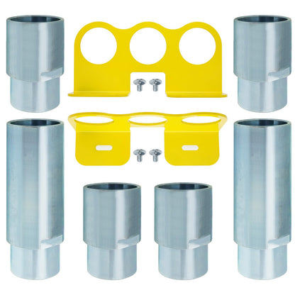 10315 Stack Truck Adapter Kit Compatible with Challenger Lift CL10 E10 VS10, Includes (4) 3" & (2) 6" Stack Adapters with Organizer, for Challenger Two Post Automotive with 2.36" (60mm) pin Dia