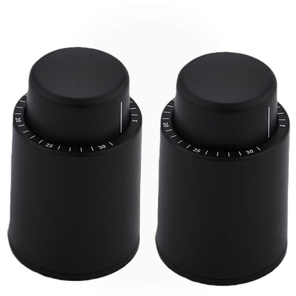Smaiasl 2 Pack Wine Stoppers,Reusable Wine Bottle Stoppers,Vacuum Wine Preserver With Time Scale, Keep Your Wine Fresh,The Perfect Choice For Wine Lovers.