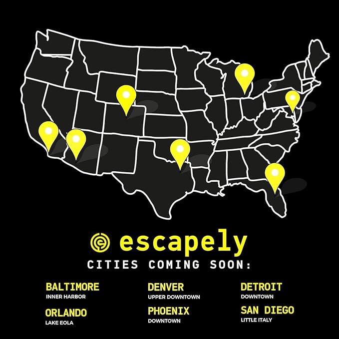 Phoenix Outdoor Escape Room | Real City Scavenger Hunt | Gifts for Adults &amp Families | 1-6 Players 2-3 Hours 1.5 Miles Walking Distance