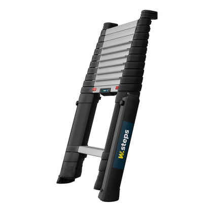 W.Steps Prime 11.5 FT | Telescopic Extension Ladder, ANSI Type 1A Certified, incl. stabilizers