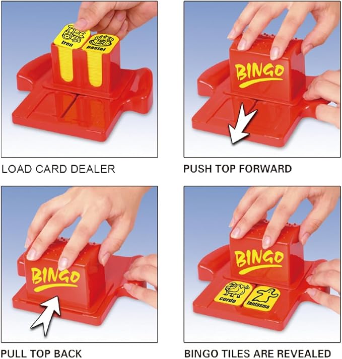 Spanish Vocabulary Bingo for Kids | Educational Learning with Sight Words | Boosts Language and Matching Skills | Ideal for Classroom and Home Use | Spanish Board Game