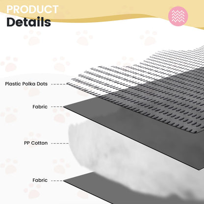 Loismood Cartoon Cat Seat Pads Non Slip Machine Wash Soft Cushion for Bedroom Décor, Gamer and Dining Chairs (31"x15", Pink)